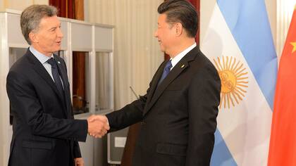 El presidente Mauricio Macri, en su encuentro bilateral con su par Xi Jinping