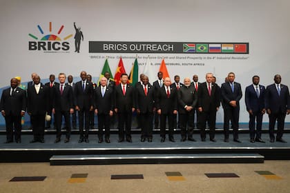 El presidente Mauricio Macri participó en Sudáfrica de la cumbre de los BRICS en 2018