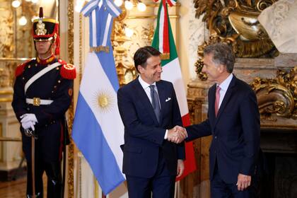 El presidente Mauricio Macri recibió al presidente del Consejo de Ministros de la República Italiana, Giuseppe Conte