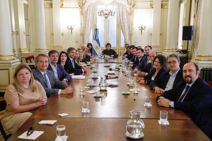 El presidente Milei recibió a diputados del oficialismo en Casa Rosada