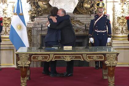 El Presidente Milei toma juramento al Canciller, Gerardo Werthein