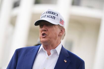 El presidente norteamericano, Donald Trump, en la Casa Blanca.