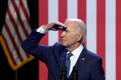 El presidente norteamericano, Joe Biden, en Tempe, Arizona. (AP/Ross D. Franklin)