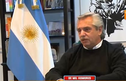 El Presidente participó de una entrevista descontracturada con el humorista rosarino Tomás Quintín Palma.