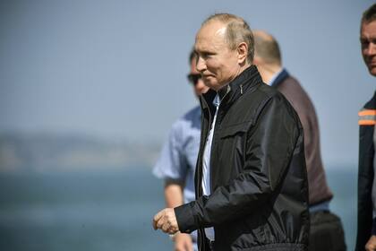 El presidente ruso, en la inauguración