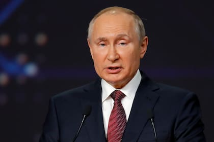 El presidente ruso Vladimir Putin en San Petersburgo, Rusia, el 4 de junio del 2021. (Foto AP/Dmitri Lovetsky, Pool, File)