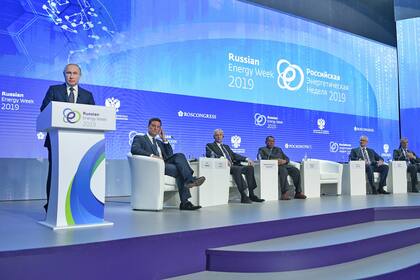 El presidente ruso en la conferencia sobre energía en Moscú