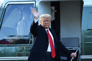 Cómo fue el último día de Donald Trump como presidente de Estados Unidos