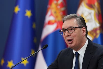 El presidente serbio Aleksandar Vucic