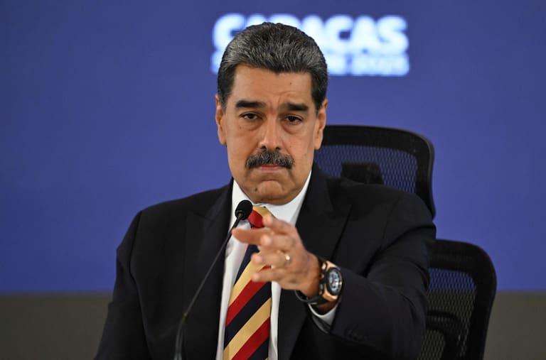 El presidente venezolano, Nicolas Maduro, en Caracas.