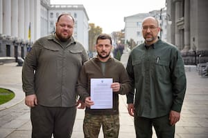 La contundente reacción de Zelensky tras el discurso de Putin sobre la anexión de territorios