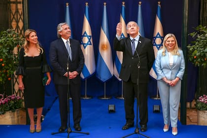 El presidente y el primer ministro israelí, Benjamin Netanyahu ofrecieron una declaración conjunta