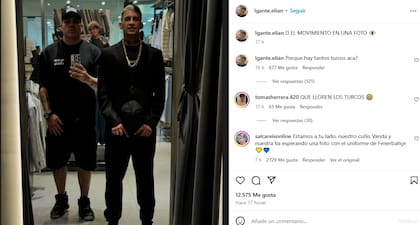 El priemer posteo de Elián Valenzuela donde se quejó de los mensajes de hinchas turcos que recibió en la sección de comentarios