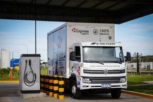 Ya circula el primer camión 100% eléctrico del país