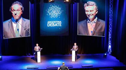 El primer debate presidencial de la Argentina, el año pasado