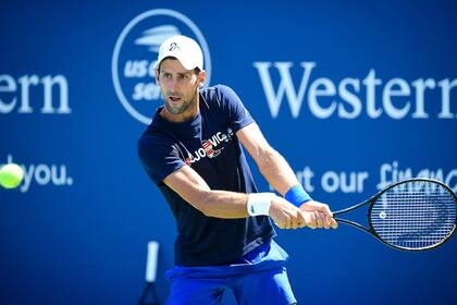 El primer favorito y número 1 del mundo: Novak Djokovic