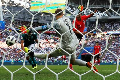 El primer gol de Corea del Sur a Alemania; la eliminación del actual campeón mundial fue la gran sorpresa
