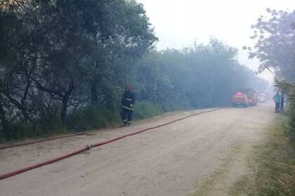 El primer informe de los bomberos señala que le foco se encuentra circunscripto