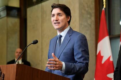 El primer ministro canadiense, Justin Trudeau, anuncio medidas contra Estados Unidos tras el anuncio de Trump de aplicar aranceles