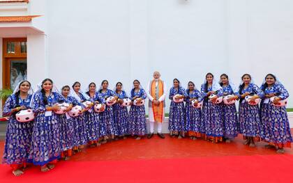 El primer ministro de la India, Narendra Modi, visita Laquedivas
