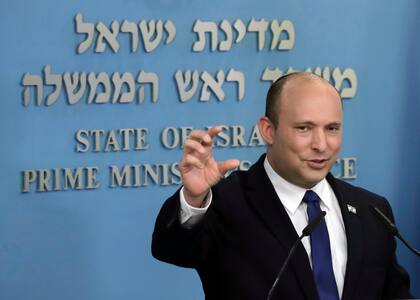 El primer ministro israelí, Naftali Bennett