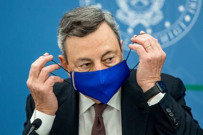 El primer ministro italiano, Mario Draghi. (Roberto Monaldo/LaPresse vía AP)
