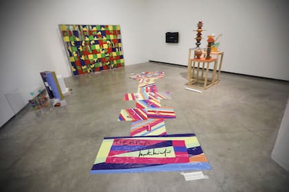 El primer plano, una de las rayuelas de Marta Minujín