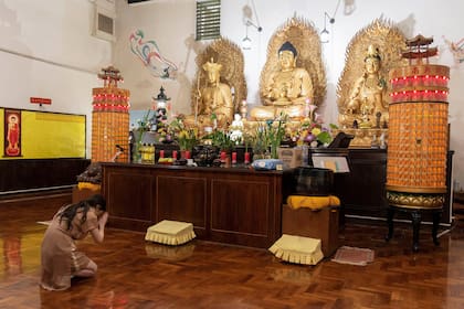 El primer templo budista que tuvieron los inmigrantes taiwaneses en el país