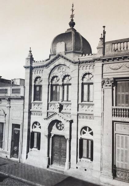 El primer templo, según el proyecto de Carlos Nordmann.