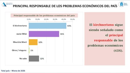 El principal responsable de los problemas económicos del país