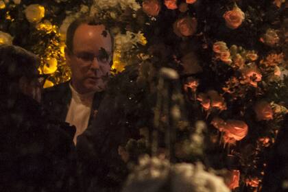 El príncipe Alberto de Mónaco llegó junto a Charlotte Casiraghi