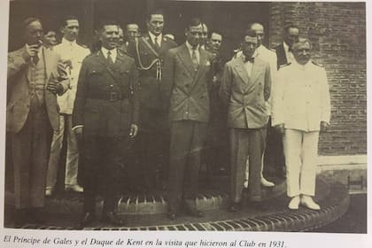 El príncipe Eduardo de Gales visitó el Hurlingham Club en 1925 y 1931