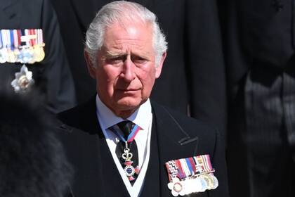 El príncipe estaba visiblemente triste en el funeral de su padre, el Príncipe Felipe, en 2021