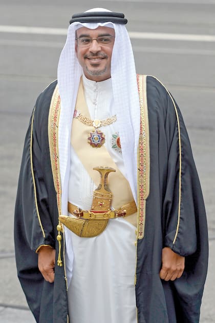 El príncipe heredero de Bahréin, Salman bin Hamad al Khalifa.