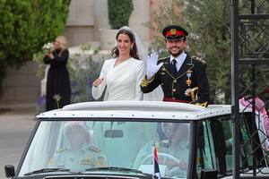 Con Kate y Máxima entre los invitados, se casó el príncipe heredero de Jordania