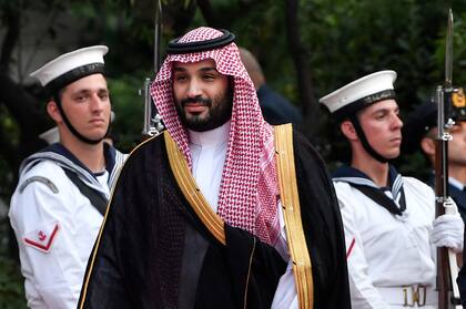 El príncipe heredero saudí Mohamed bin Salmán.