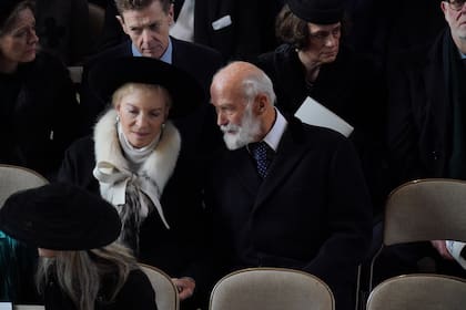 El príncipe Michael de Kent, primo de Isabel II, fue con a su mujer, la baronesa alemana Marie Christine von Reibnitz a sólo dos días de la muerte de su yerno, Thomas Kingston.