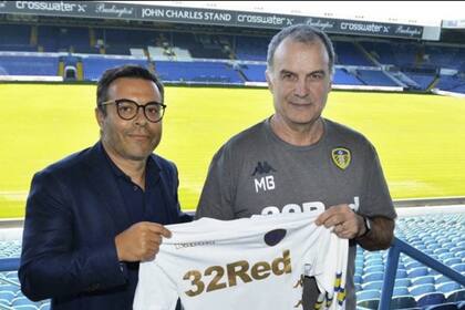El principio, en el verano inglés de 2018, el día que Radrizzani presentó a Bielsa como nuevo entrenador de Leeds.