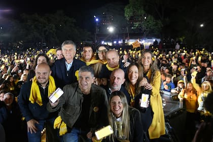 Los primos Macri encabezan la campaña porteña amarilla junto a Lospennato y Vidal