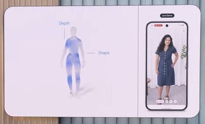 El probador de ropa virtual de Google, parte del nuevo AI Mode