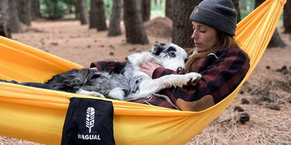El producto estrella de Bagual: la hamaca paraguaya Oruga.