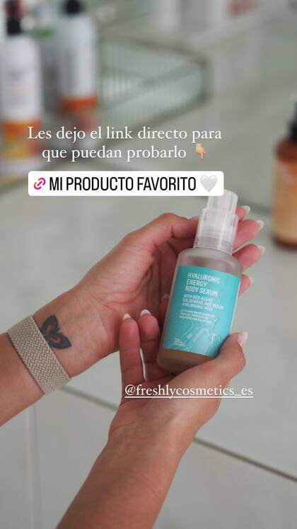 El producto para el cuerpo que usa Anto Roccuzzo (Instagram @antonelaroccuzzo)