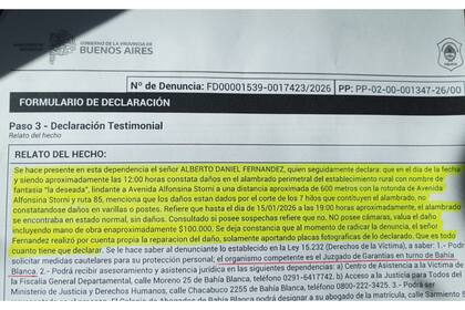 El productor hizo la denuncia, donde relató los hechos y se espera que haya una investigación judicial