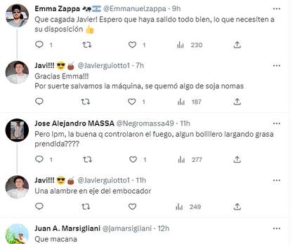 El productor recibió muestras de solidaridad