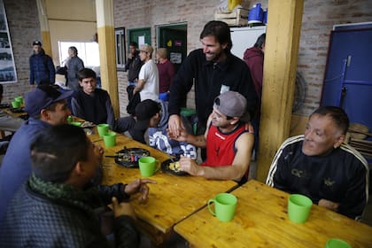 Uno de los 12 Hogares de Cristo, para adultos desamparados, en situación de calle, adictos, ancianos y enfermos