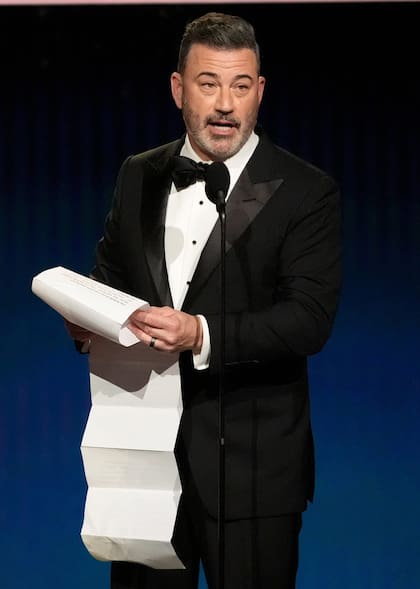 El programa de Jimmy Kimmel fue elegido el mejor talkshow (AP Photo/Chris Pizzello)