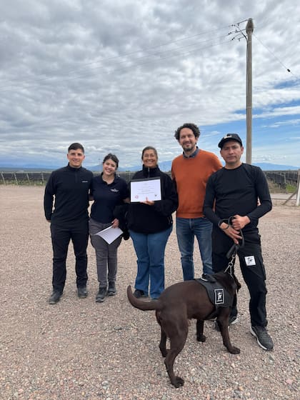 El programa Natinga utiliza el olfato canino para identificar contaminantes invisibles en barricas e instalaciones