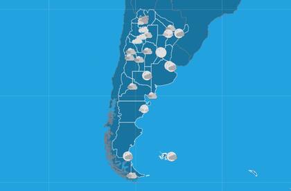 El pronóstico del Servicio Meteorológico Nacional para la madrugada del viernes 14, cuando se podrá contemplar el eclipse