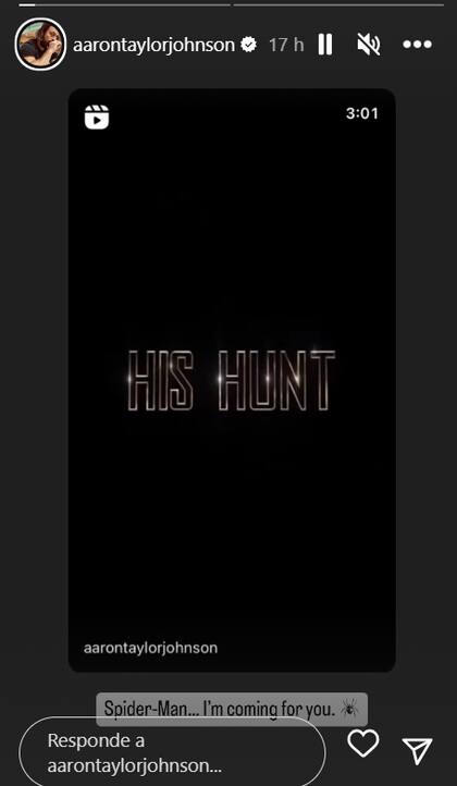 El protagonista compartió un mensaje sobre el film