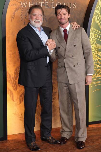 El protagonista de la saga Terminator se mostró muy orgulloso del trabajo de su hijo en la nueva entrega de la serie de HBO